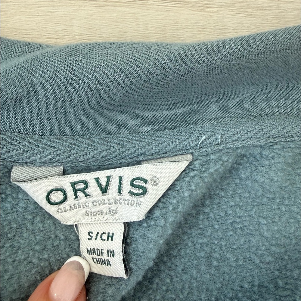 Orvis women’s small super soft cozy classic collection, long sleeve top teal - Picture 2 of 5